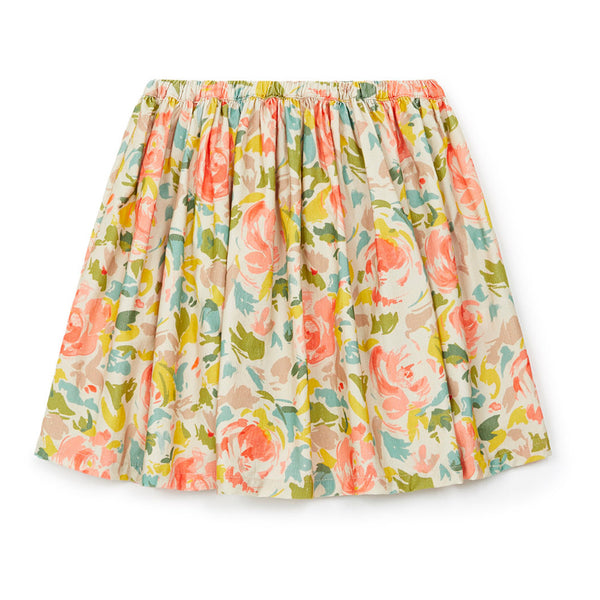 BONTON Girl Fleur Anglaise Framboise Imprime Floral Skirt