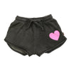 T2LOVE Girl Athletic Pink Heart Black Short