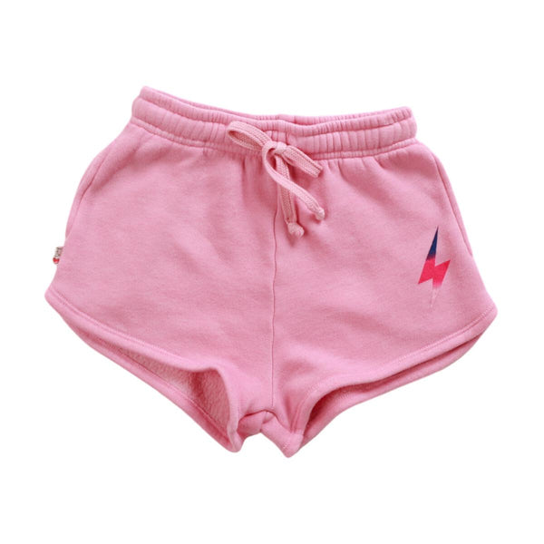 T2LOVE Girl Athletic Small Bolt Pink Ombre Short