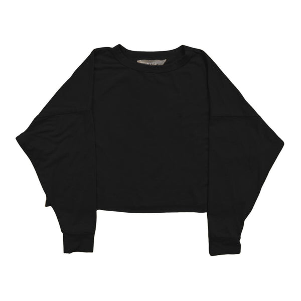 T2LOVE Girl Dolman M&G LS Black Sweatshirt Top