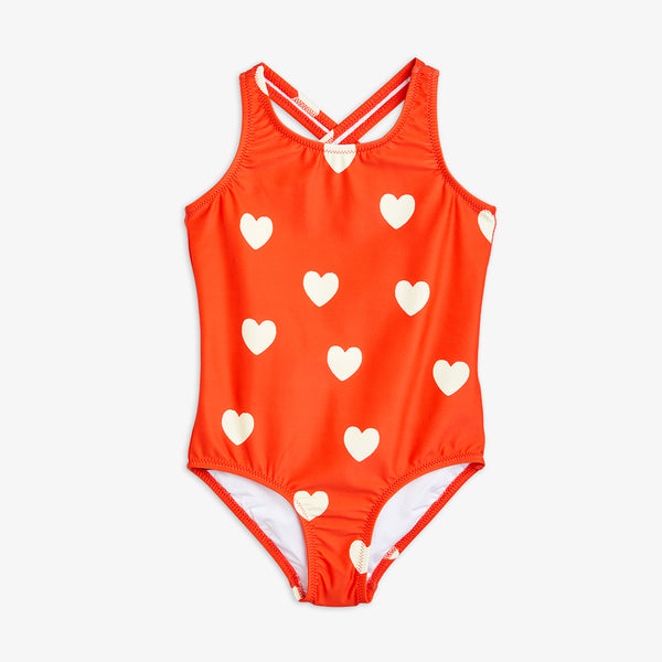 MINI RODINI Girl Hearts Swimsuit