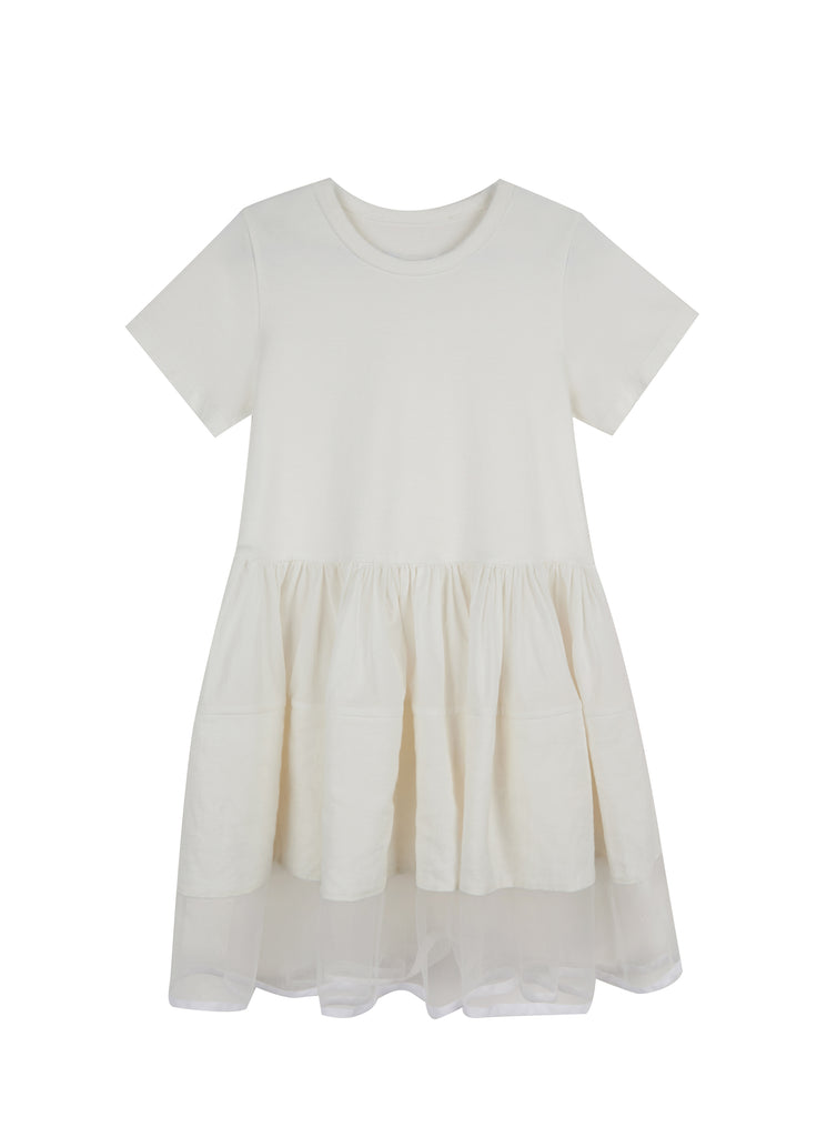 JNBY T-Shirt Dress with Detail in white