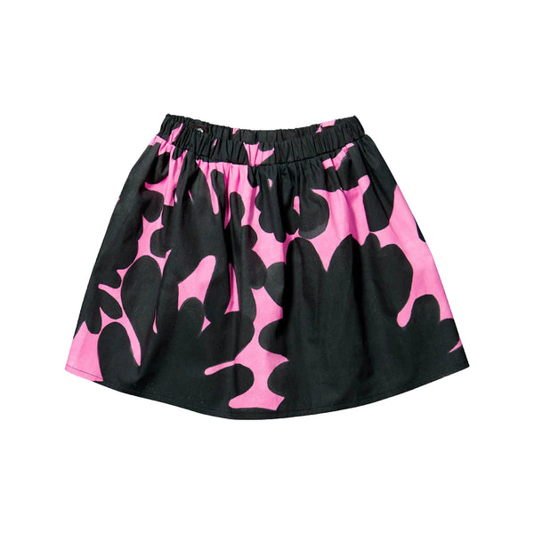 CHRISTINA ROHDE Girl Black Pink Floral Skirt No. 202 15