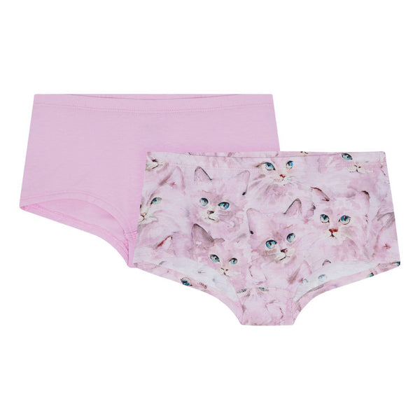 Girl Jemma 2-Pack Kitten Lavender Underwear MOLO