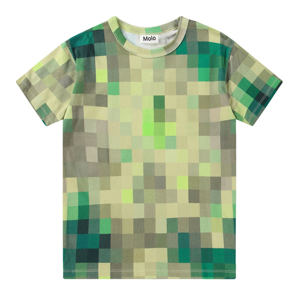 Boy Riley Green Pixels T-Shirt MOLO