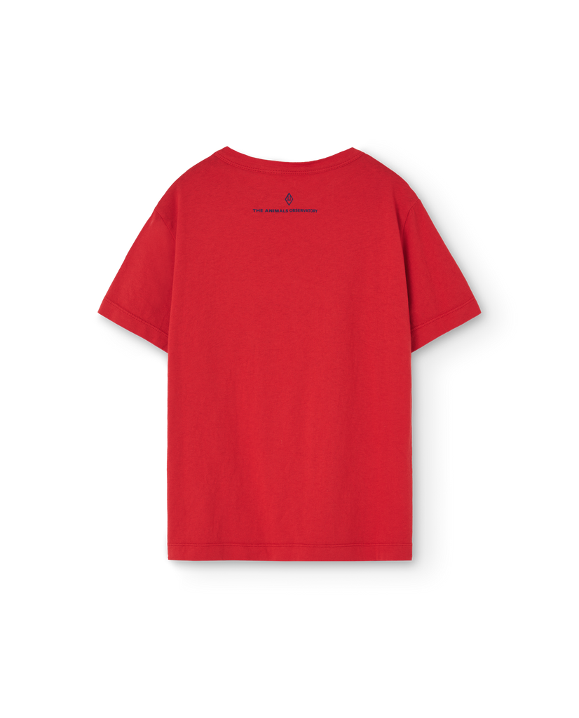 THE ANIMAL OBSERVATORY Kids Rooster Red T-Shirt 1