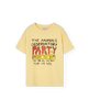 THE ANIMAL OBSERVATORY Kids Rooster Soft Yellow T-Shirt