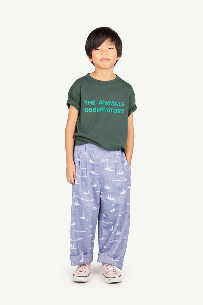 THE ANIMAL OBSERVATORY Kids Orion Deep Green T-Shirt 2