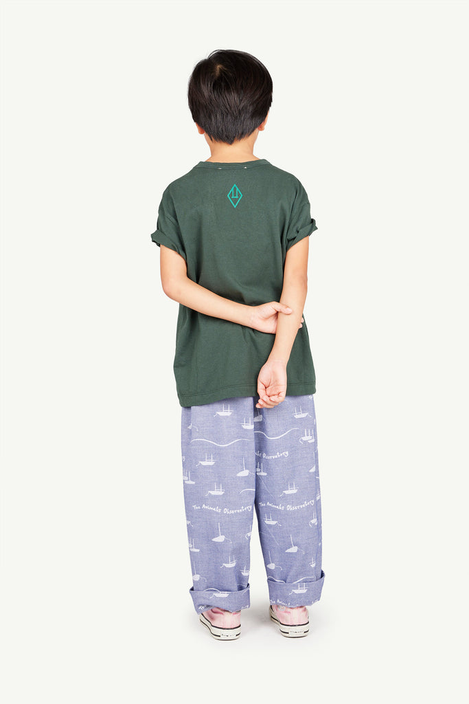 THE ANIMAL OBSERVATORY Kids Orion Deep Green T-Shirt 3