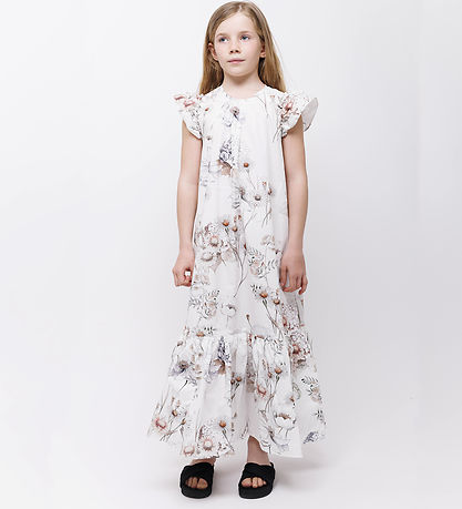 CHRISTINA ROHDE Girl White Floral Dress No. 146 18 2
