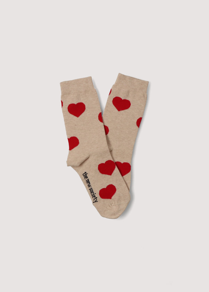 THE NEW SOCIETY Girl Islington Love Motif Socks 1