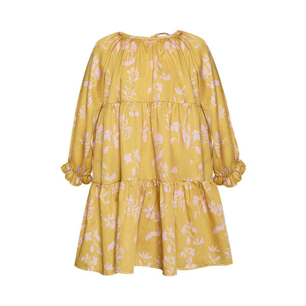 PAADE MODE Girl Cotton Calendula Yellow Dress
