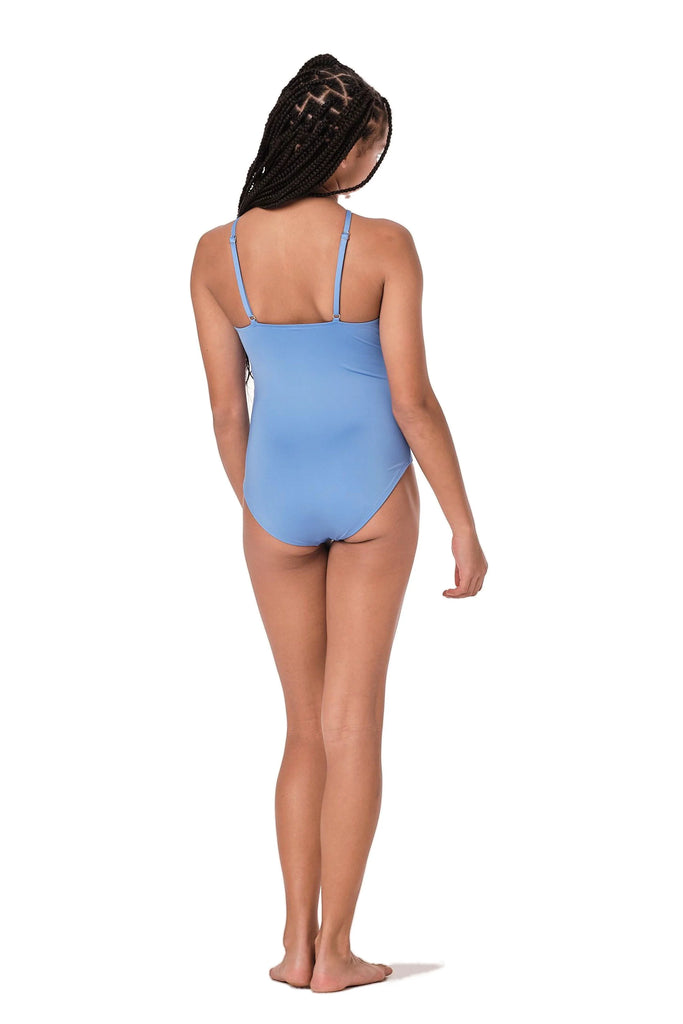 SUBMARINE Girl Circle Back Orchid One Piece Swimsuit 2