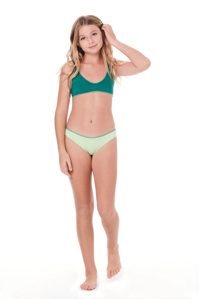 SUBMARINE Girl Stitched Jade Bikini 