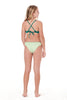 SUBMARINE Girl Stitched Jade Bikini  3