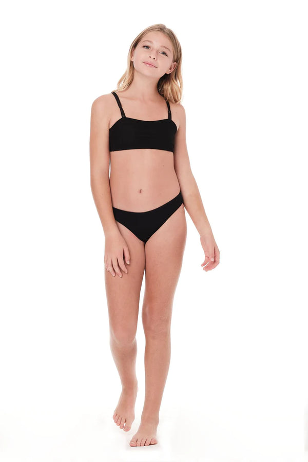 SUBMARINE Girl Meshy Black Bikini