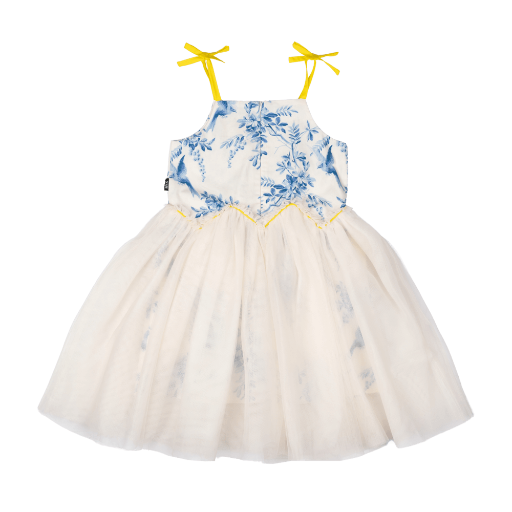 ROCK YOUR BABY Girl Summer Floral Toile Dress 4