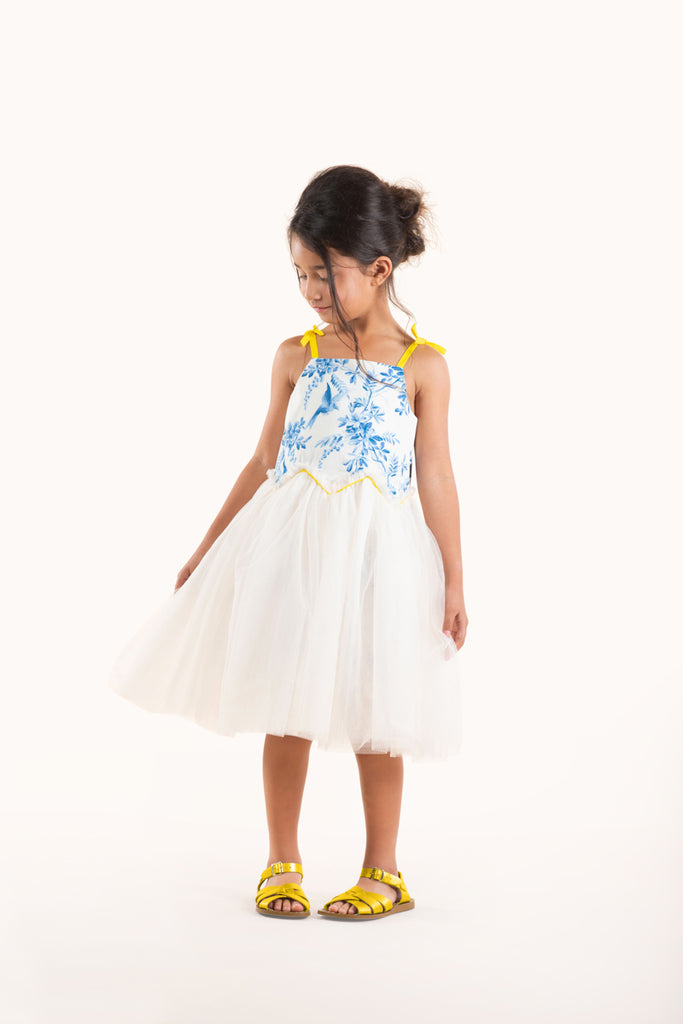ROCK YOUR BABY Girl Summer Floral Toile Dress 2