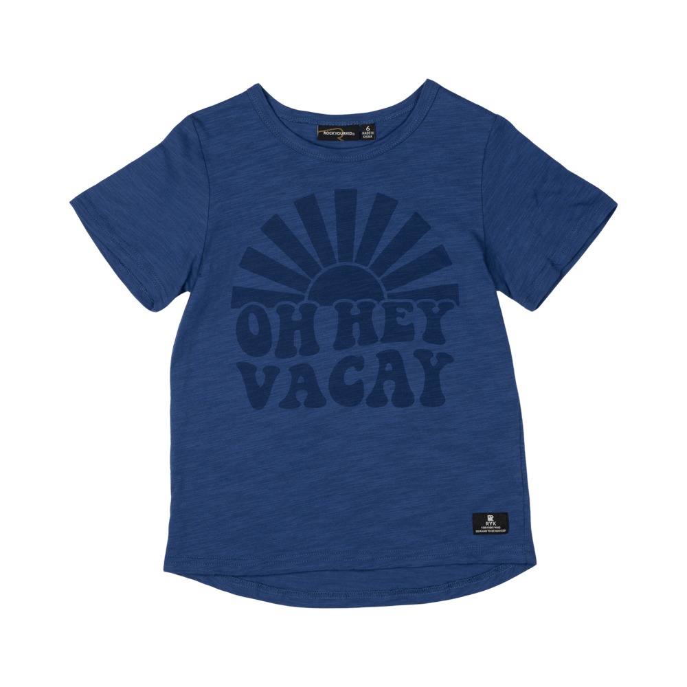 Boy Oh Hey Vacay Blue T-Shirt 1