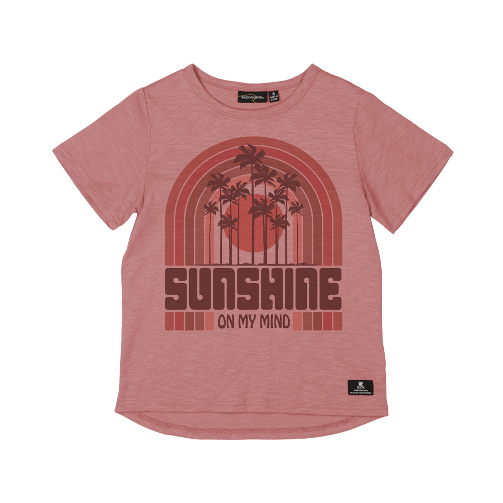 Boy Sunshine On My Mind Red T-Shirt– C'est Chou by Sienna