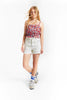 INDEE Girl Pastello Printed Candy Pink Crop Top 1