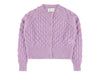 MORLEY Girl Verona Waffle Lilac Crop Cardigan