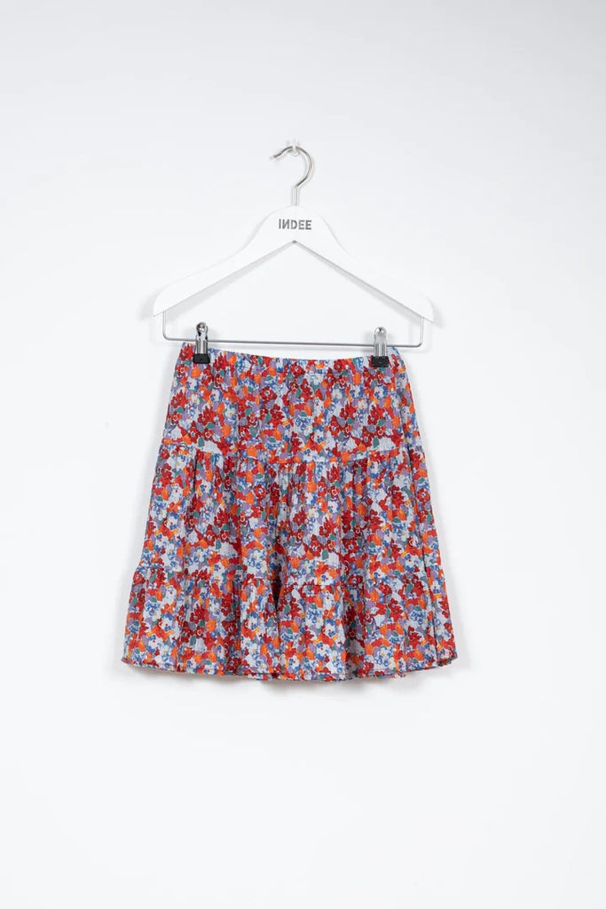 INDEE Girl Paddle Short Flower Tropical Blue Skirt 