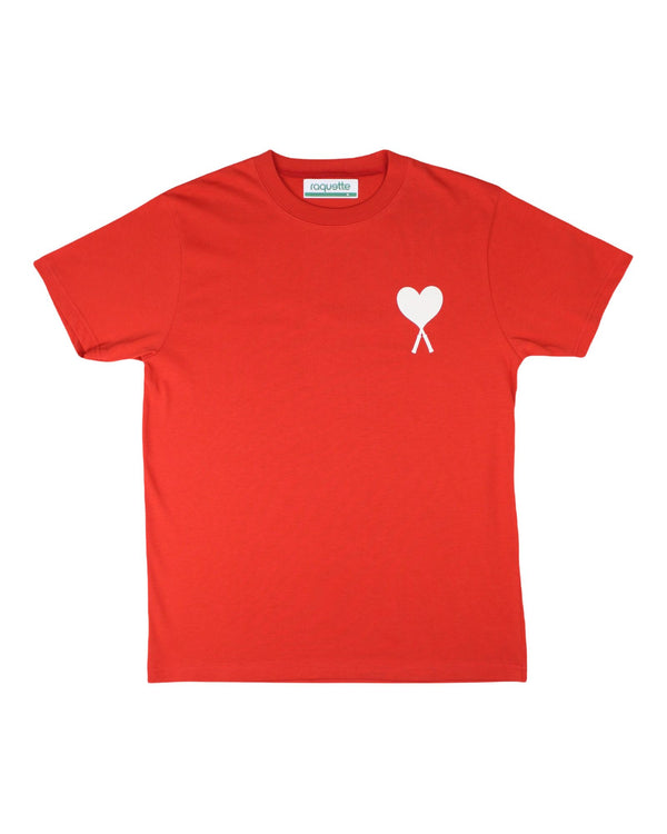 RAQUETTE Baseline Tennis-Heart Molten Lava Tee