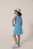 RAQUETTE Baseline Azure Blue Tennis Skirt 4