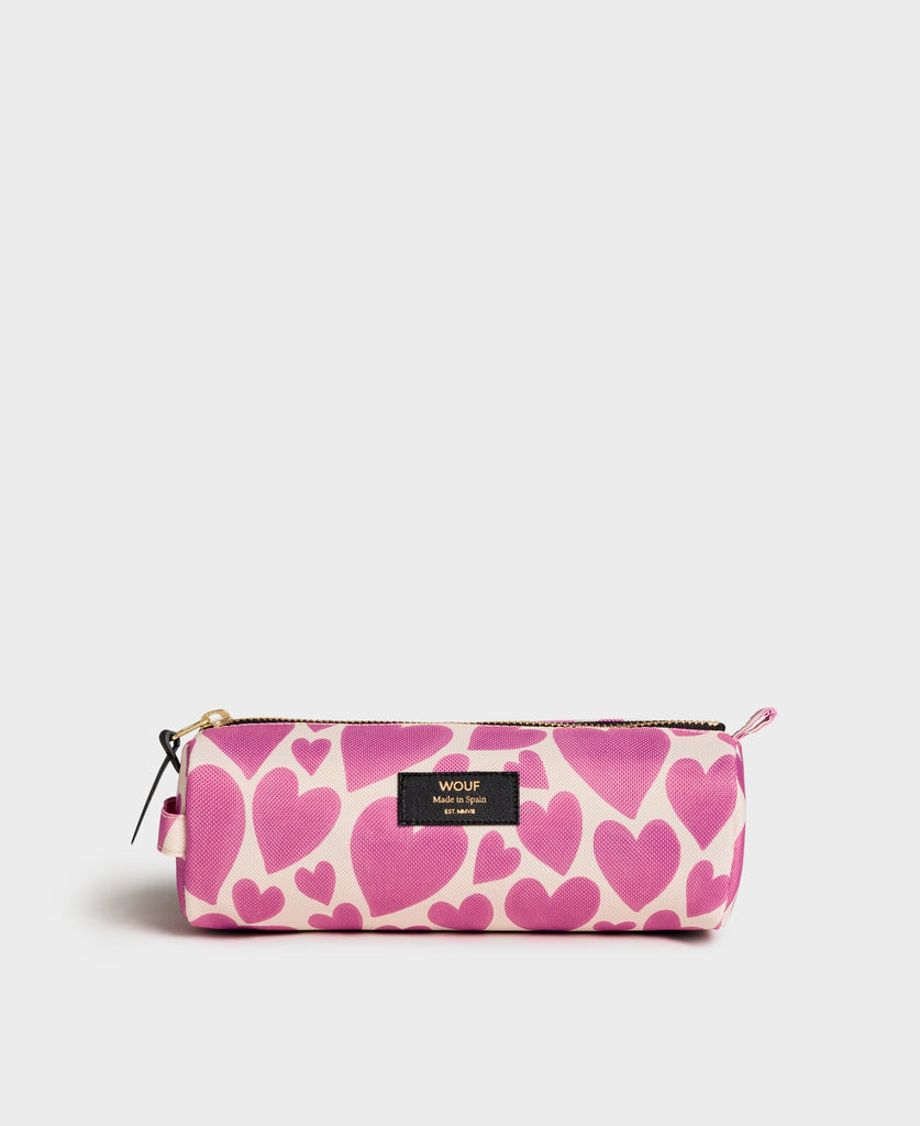 Wouf Pencil Case Pink Love