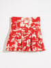 BELLEROSE Vista Red Flower Print Skirt 3