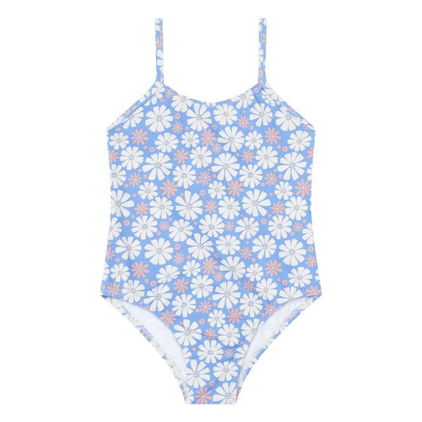 HUNDRED PIECES AOP Daisies Blue Printed Swimsuit